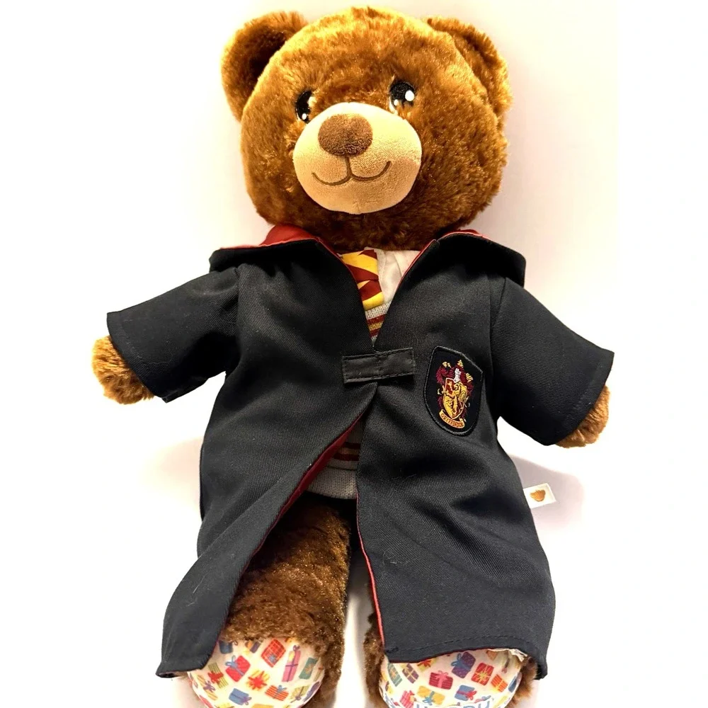 Build A Bear Harry Potter Gryffindor Bear Plush Robe Sweater Vest Tie Outfit